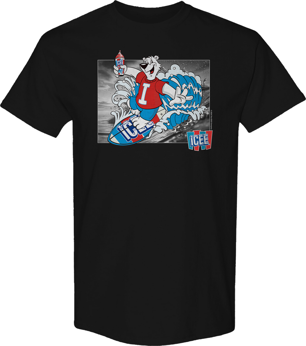 Surfing Polar Bear ICEE T-Shirt product image 1