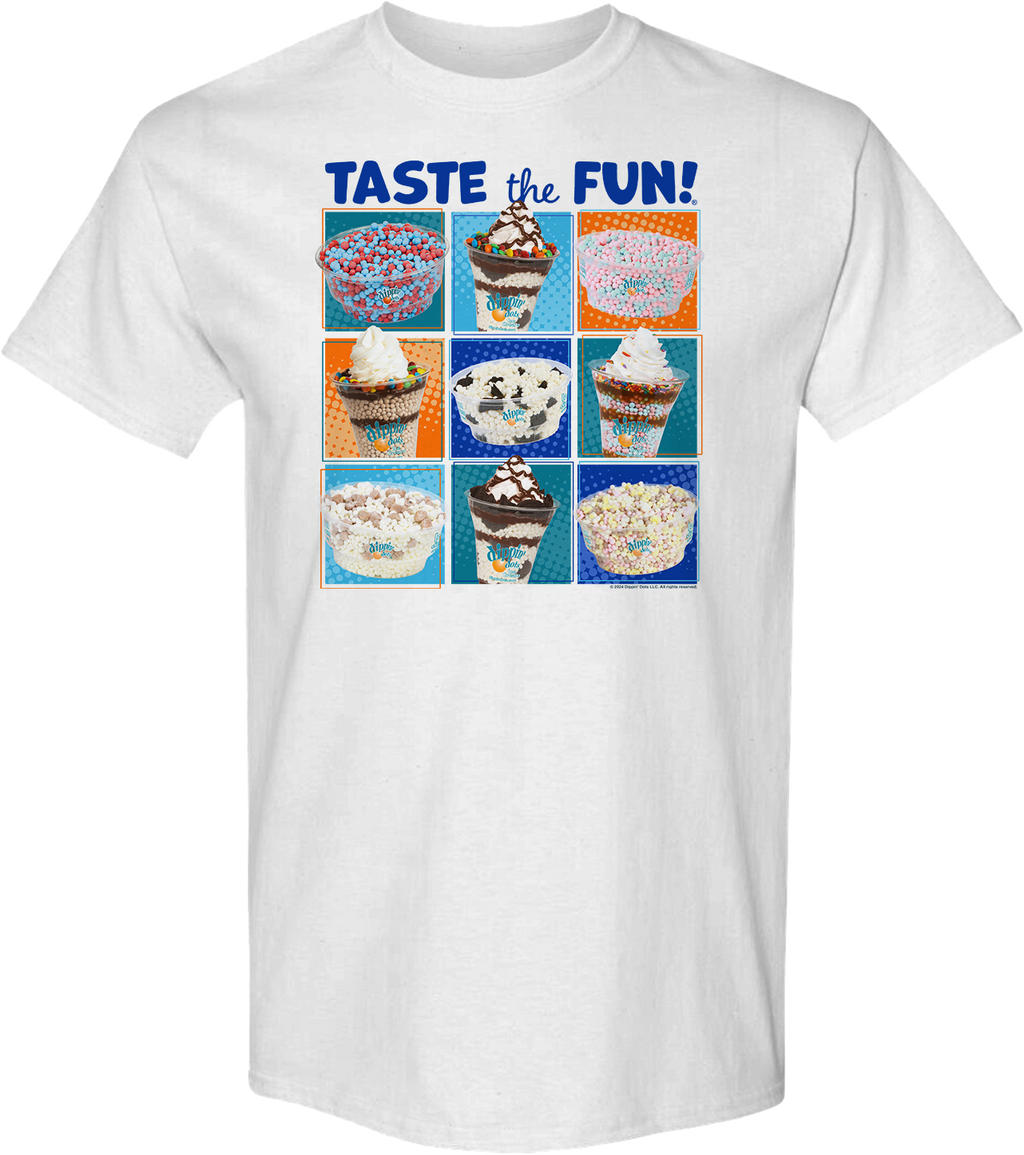 Taste the Fun Collage Dippin' Dots T-Shirt product image 1