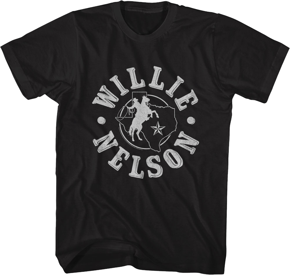 Texas Cowboy Willie Nelson T-Shirt product image 1