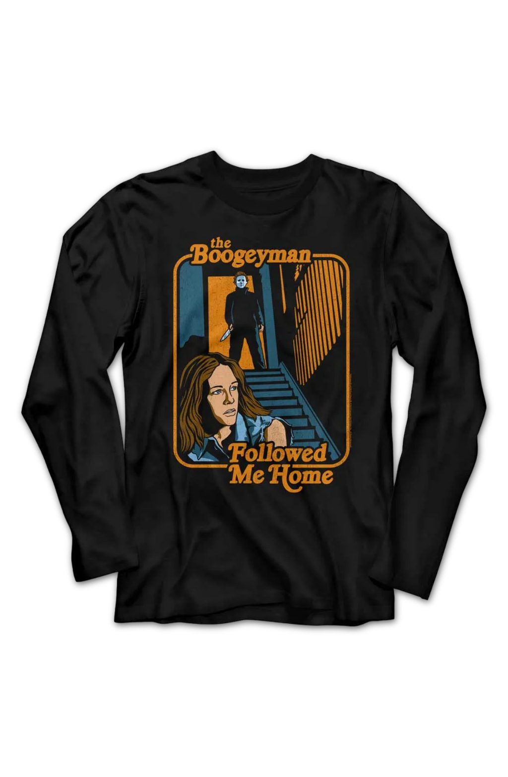 The Boogeyman Followed Me Home Halloween Long Sleeve Shirt product image 2