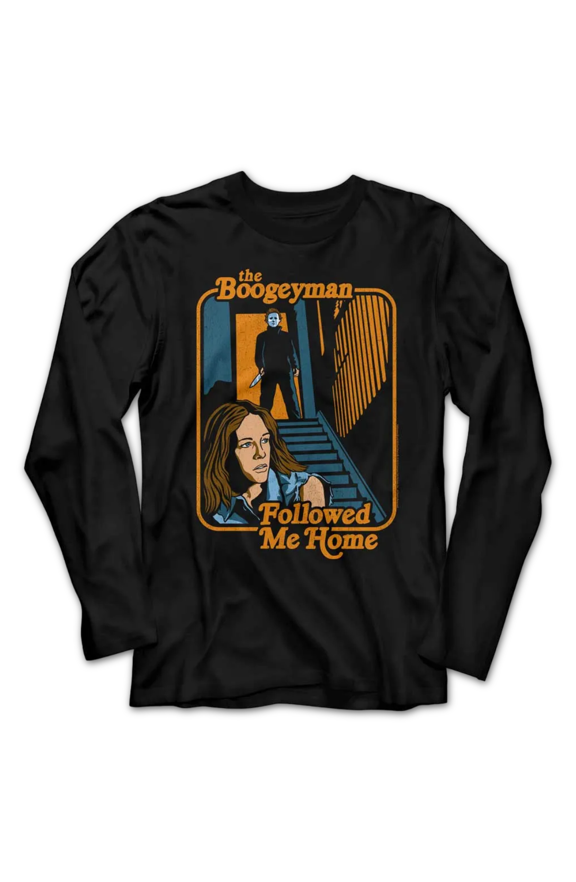 The Boogeyman Followed Me Home Halloween Long Sleeve Shirt product image 2