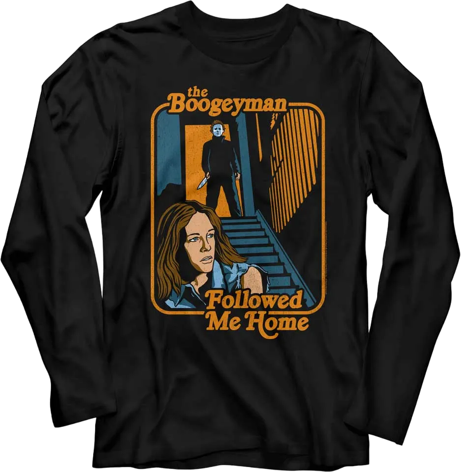 The Boogeyman Followed Me Home Halloween Long Sleeve Shirt product image 1