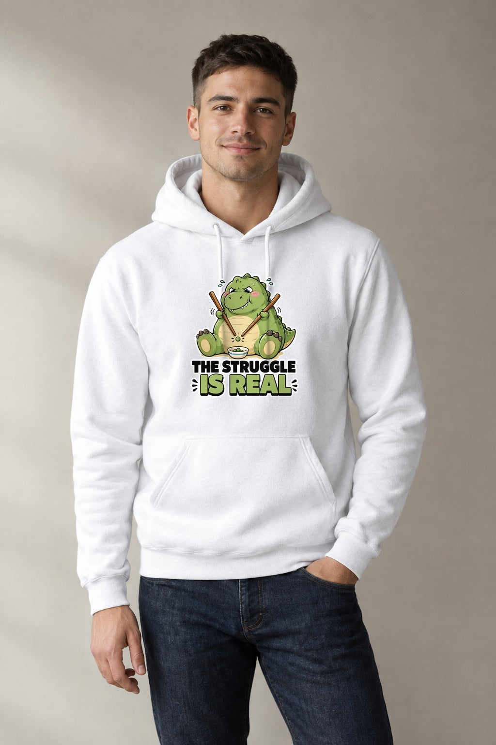 The Struggle Is Real - Cute Dinosaur product image 1