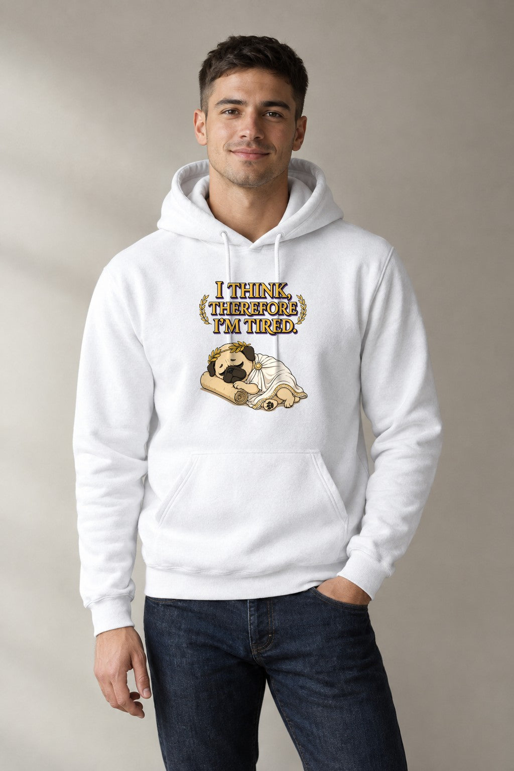 Thinking Tired Philosopher Pug product image 1