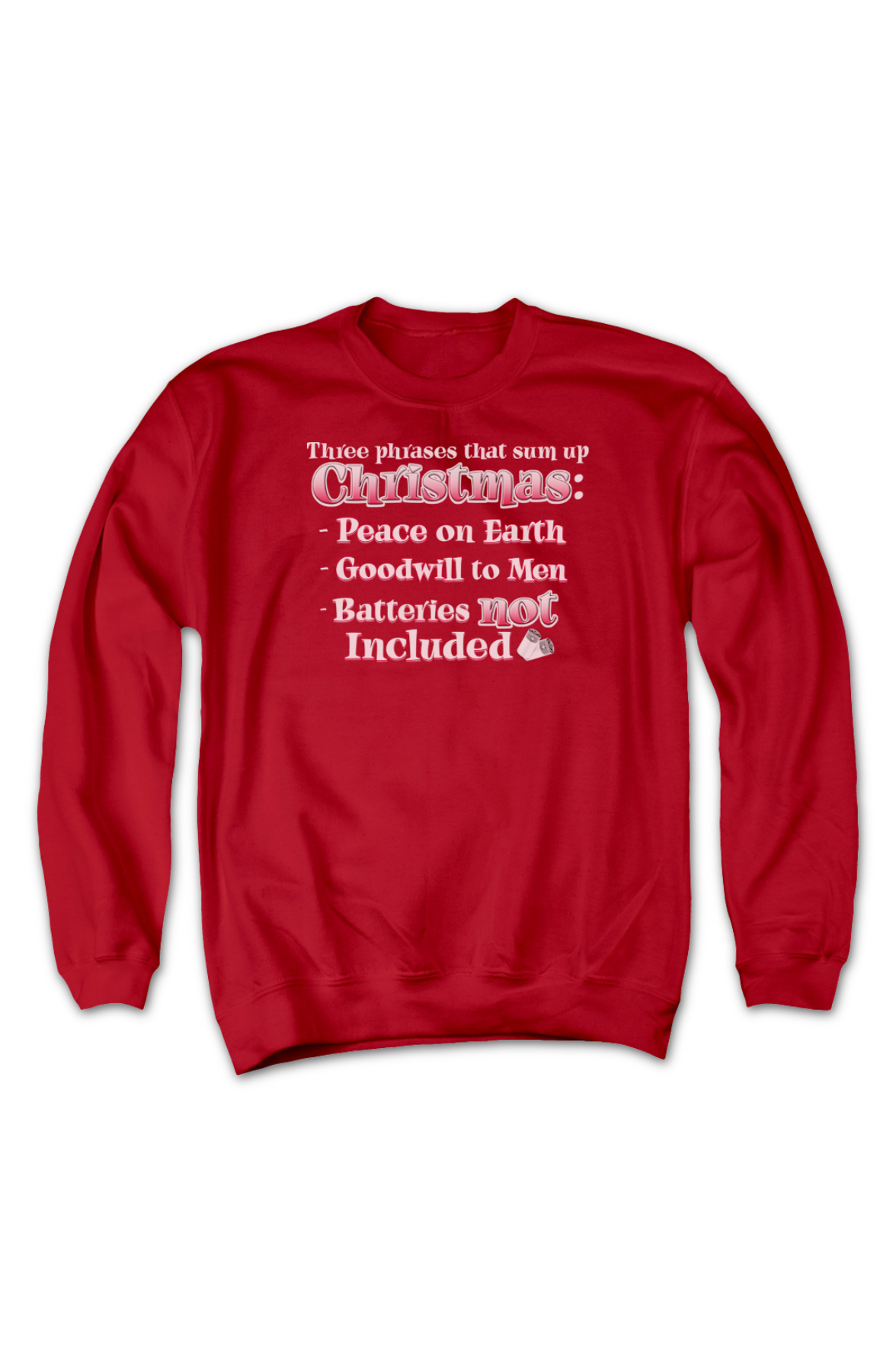 Three Phrases That Sum Up Christmas Sweatshirt product image 2