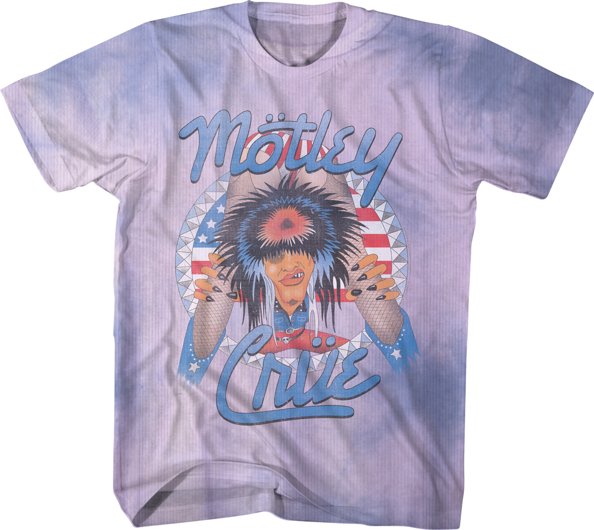 Tie Dye Allister Fiend Motley Crue T-Shirt product image 1