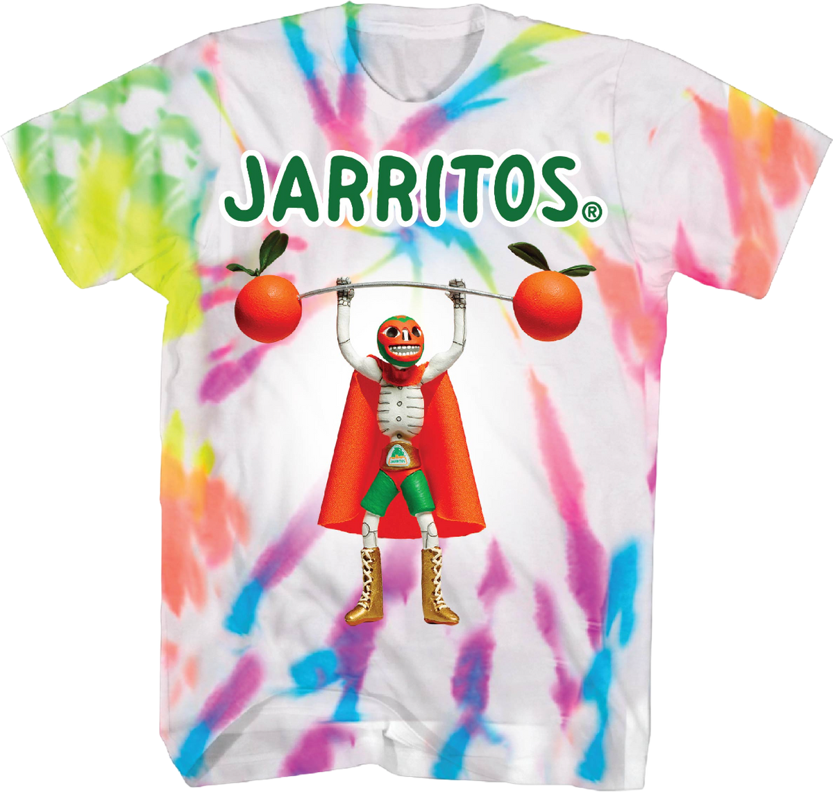 Tie Dye Luchador Jarritos T-Shirt product image 1