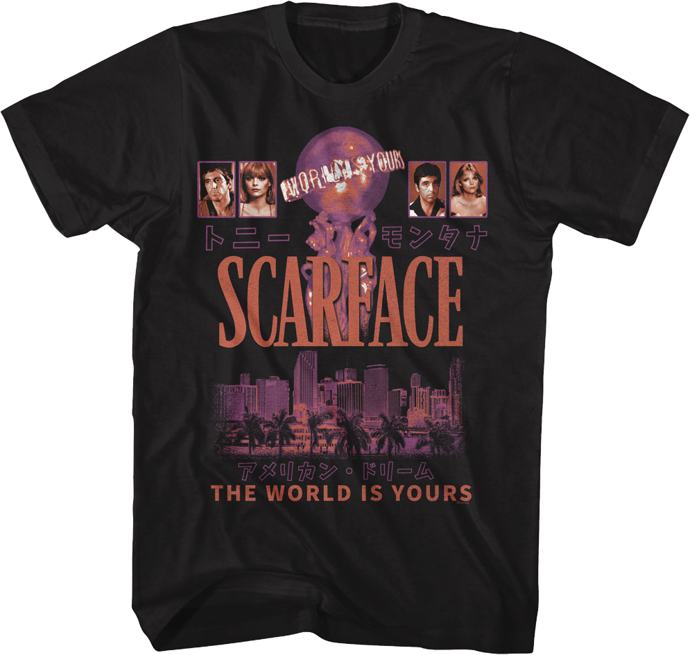 Tony Montana & Elvira Hancock The World Is Yours Scarface product image 1