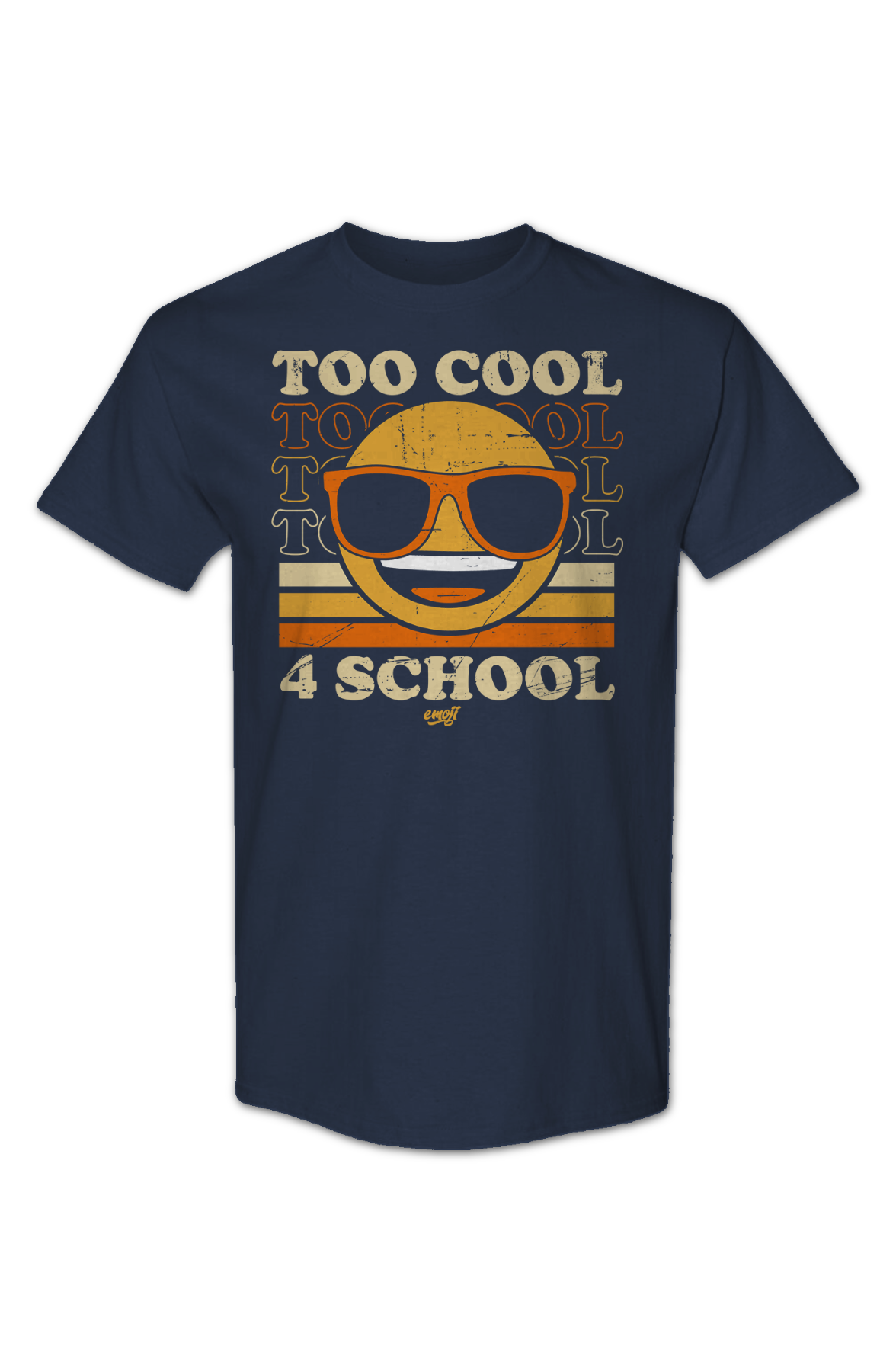 Too Cool 4 School Emoji T-Shirt product image 2