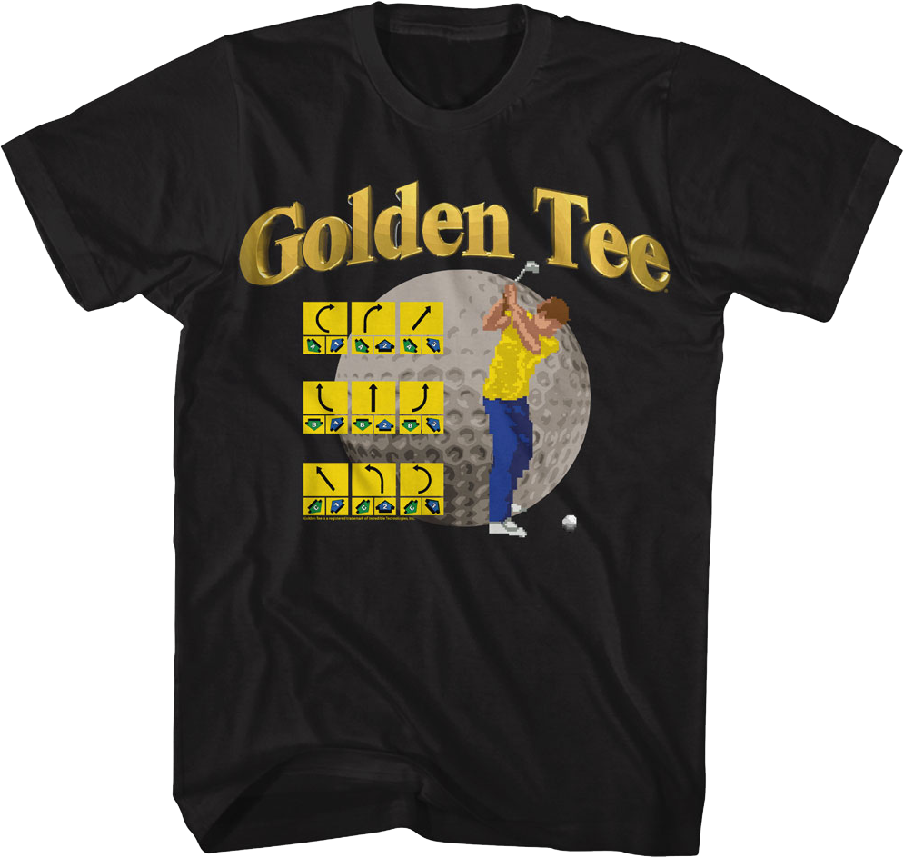 Trackball Control Golden Tee Golf T-Shirt product image 1