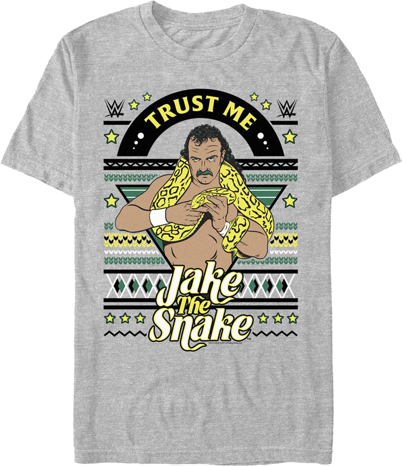 Trust Me Faux Ugly Christmas Sweater Jake "The Snake" product image 1