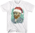 Vincent van Gogh In Santa Claus Hat Art Gallery T-Shirt