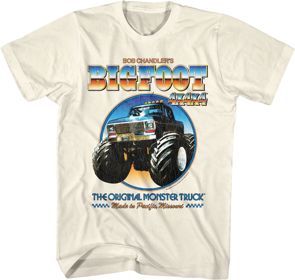 Vintage Circle Bigfoot T-Shirt product image 1
