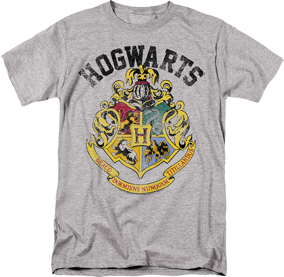 Vintage Hogwarts Crest Harry Potter T-Shirt product image 1