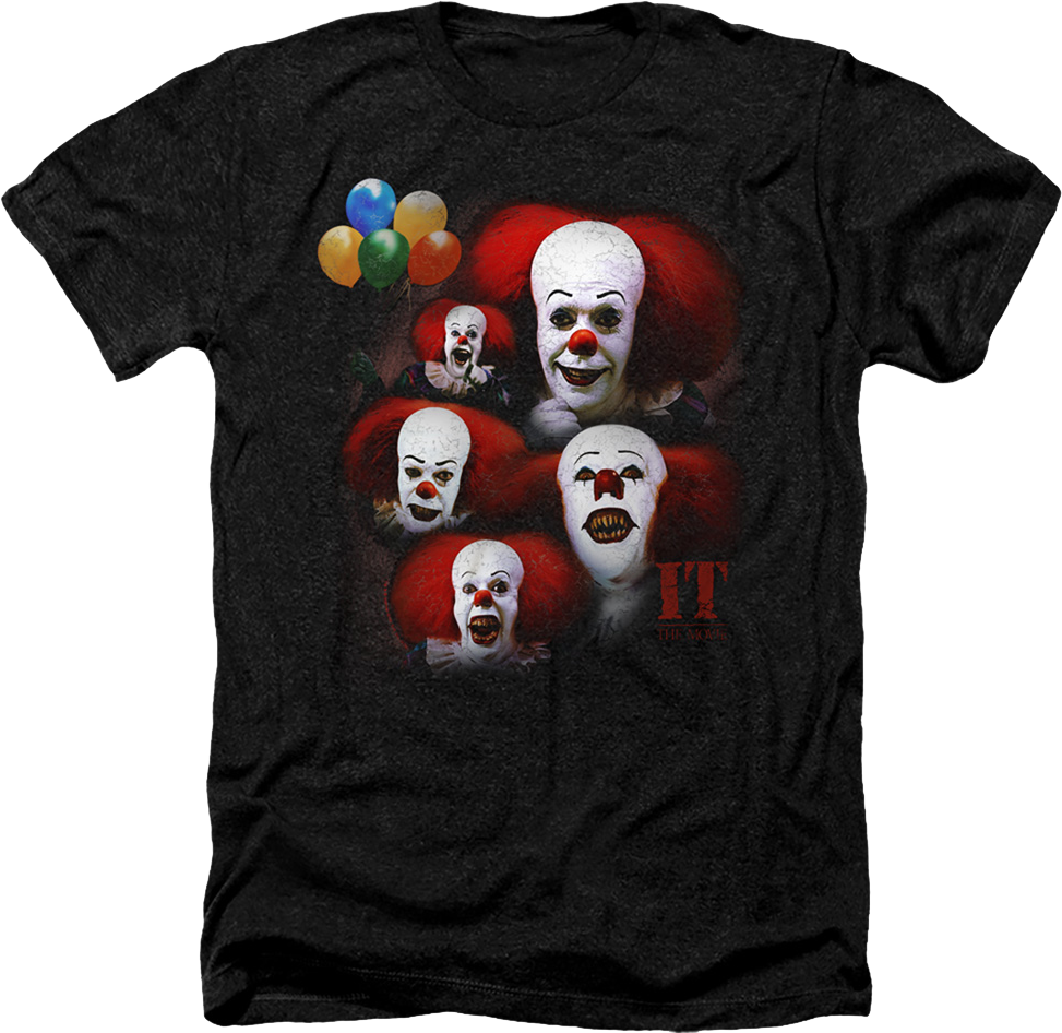 Vintage Pennywise Clown Collage IT Shirt product image 1