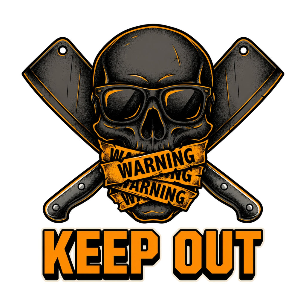 Warning Keep Out Skull product image 3