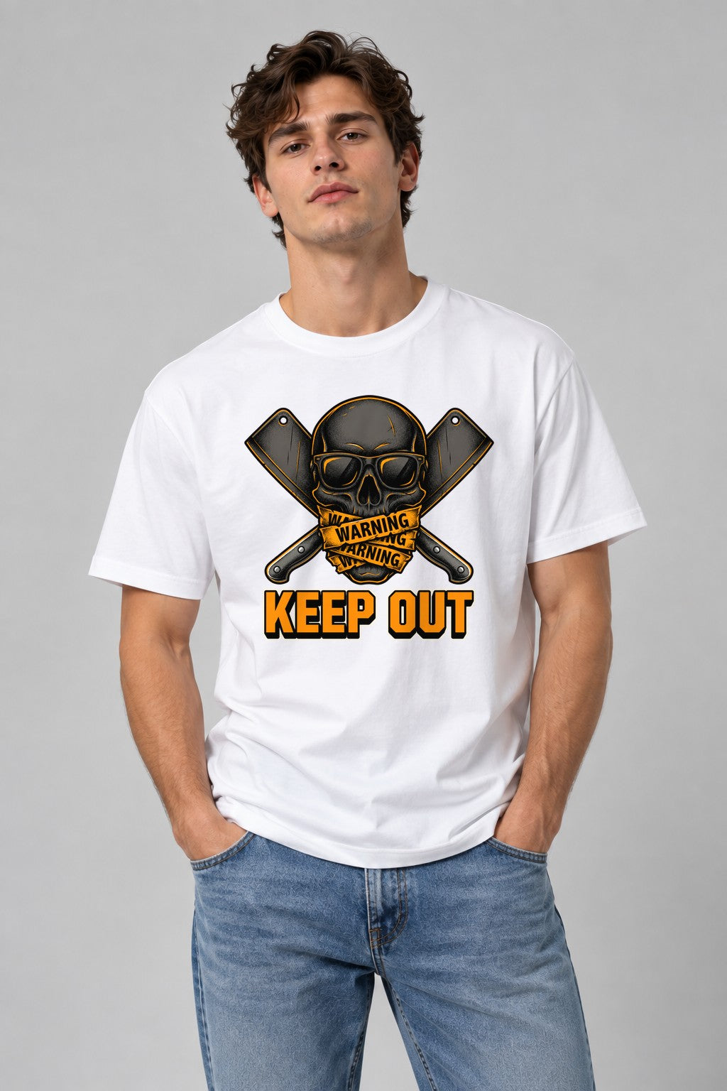 Warning Keep Out Skull product image 1