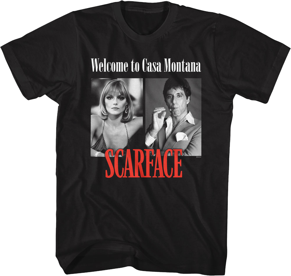 Welcome To Casa Montana Scarface T-Shirt product image 1