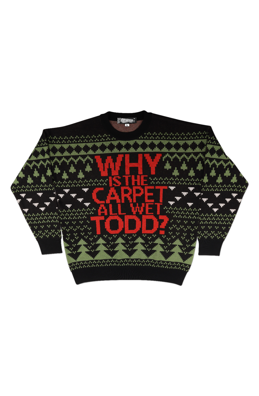 Why Is The Carpet All Wet Todd? Christmas Vacation Knitted Sweater