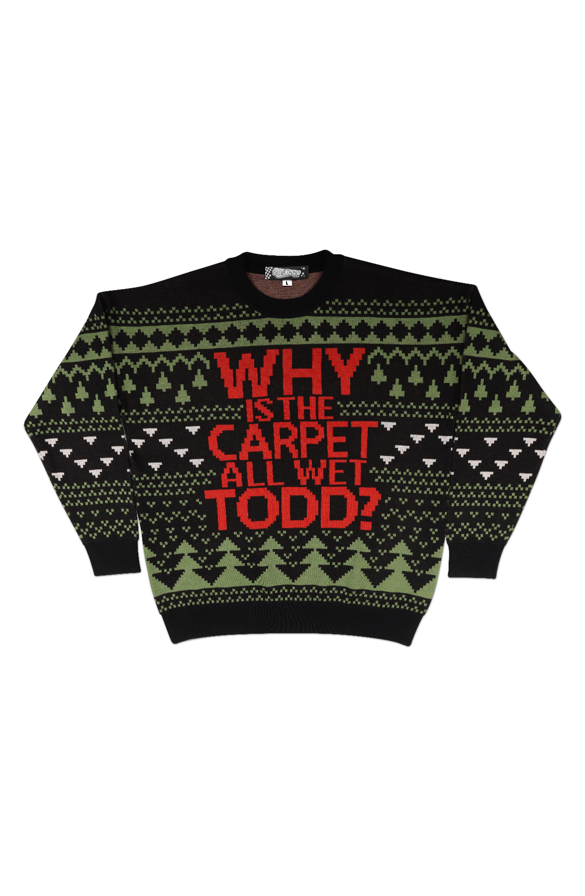 Why Is The Carpet All Wet Todd? Christmas Vacation Knitted Sweater