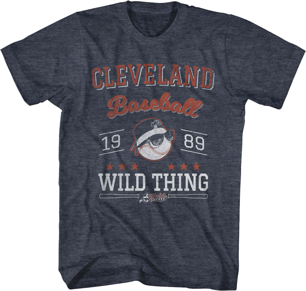Wild Thing Cleveland Baseball 1989 Major League T-Shirt product image 1