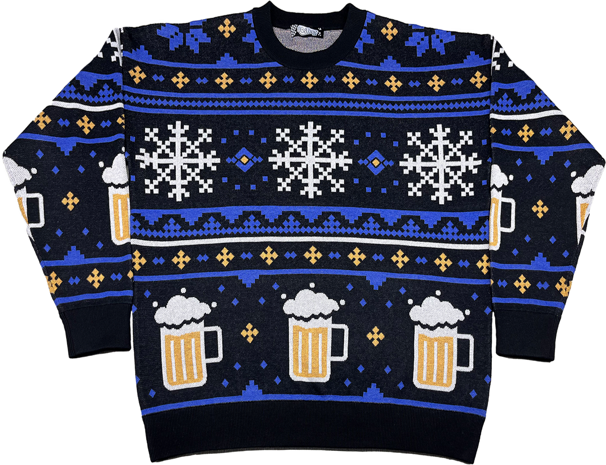 Winter Beer Knitted Christmas Sweater