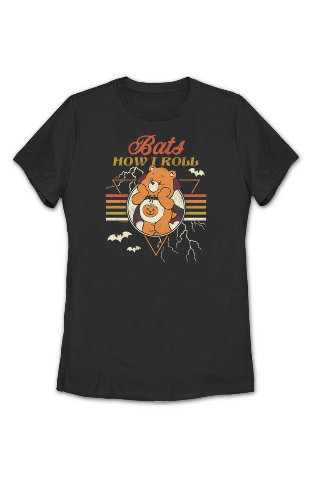 Womens Bats How I Roll Care Bears Shirt product image 2