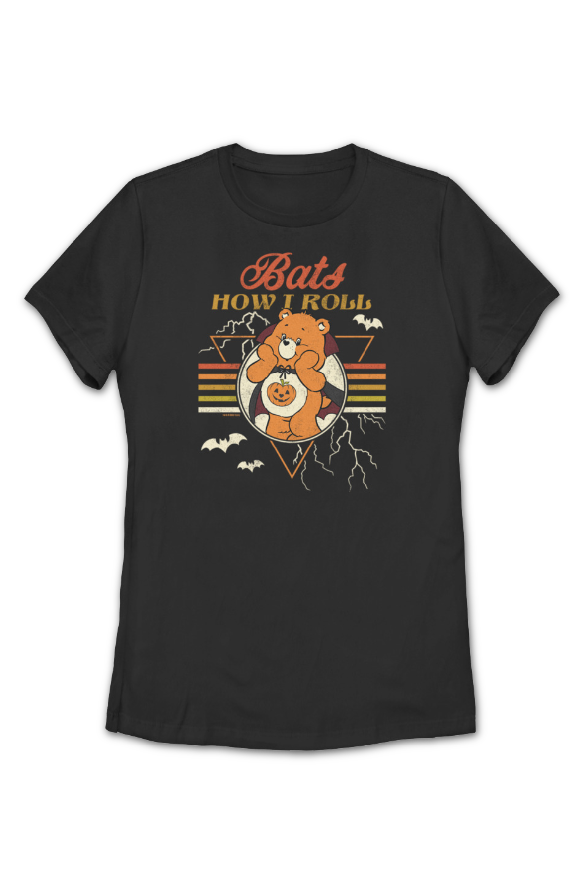 Womens Bats How I Roll Care Bears Shirt product image 2