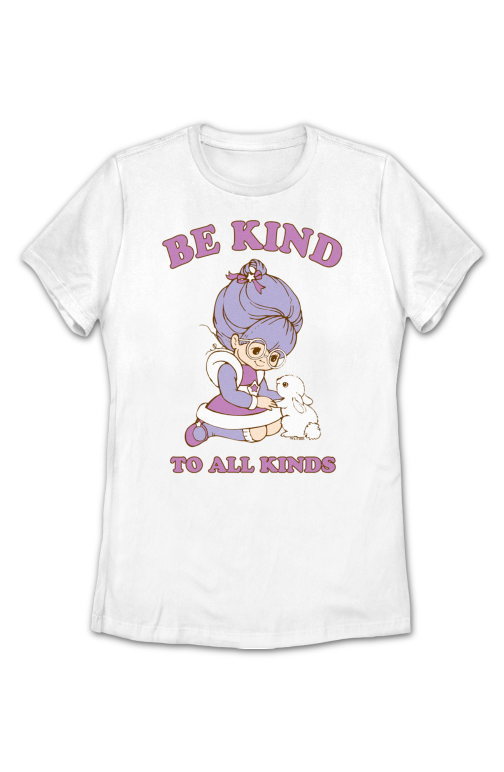 Womens Be Kind To All Kinds Rainbow Brite Shirt product image 2
