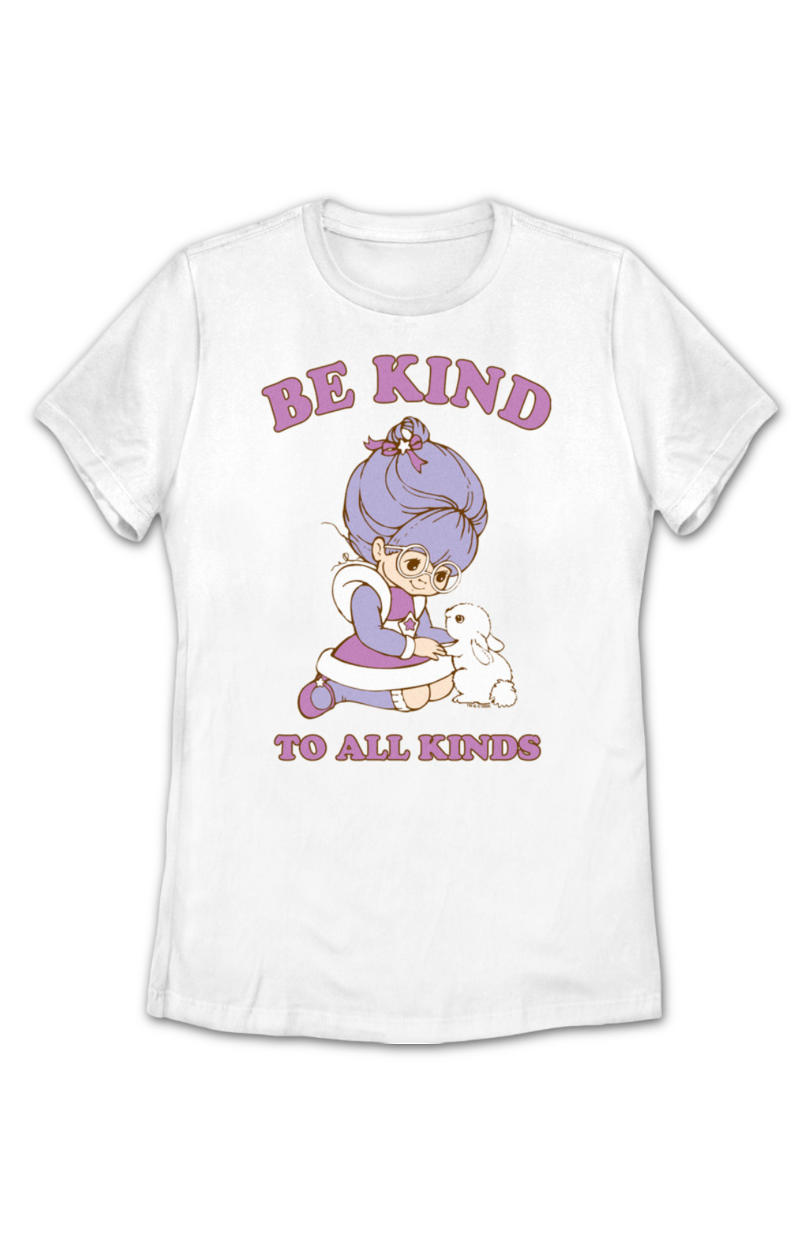 Womens Be Kind To All Kinds Rainbow Brite Shirt product image 2