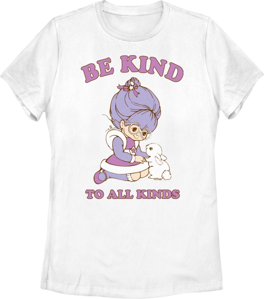 Womens Be Kind To All Kinds Rainbow Brite Shirt product image 1