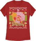 Womens Berry Merry Faux Christmas Sweater Strawberry product image 1