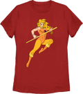 Womens Cheetara Action Pose Shirt product image 1