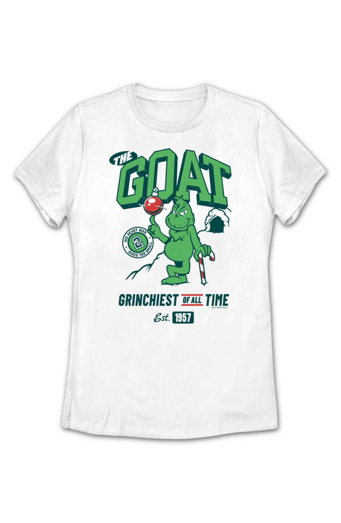 Womens Grinchiest Of All Time Dr. Seuss Shirt product image 2