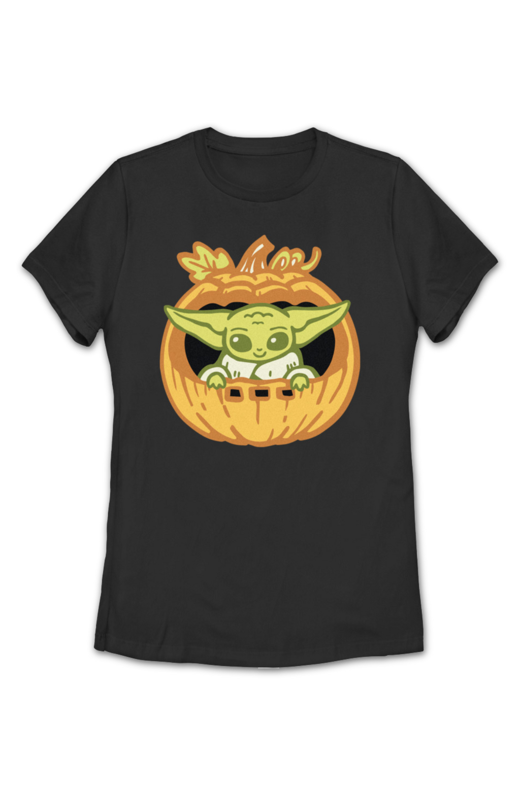 Womens Grogu Pumpkin Mandalorian Star Wars Shirt product image 2
