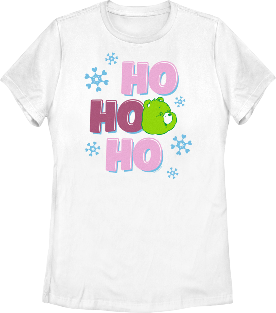 Womens Ho Ho Ho Care Bears Shirt product image 1
