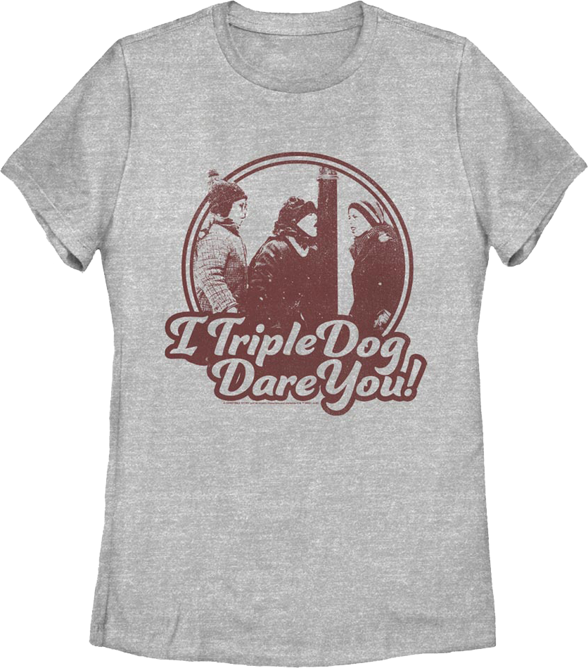 Womens I Triple Dog Dare You Christmas Story Shirt product image 1