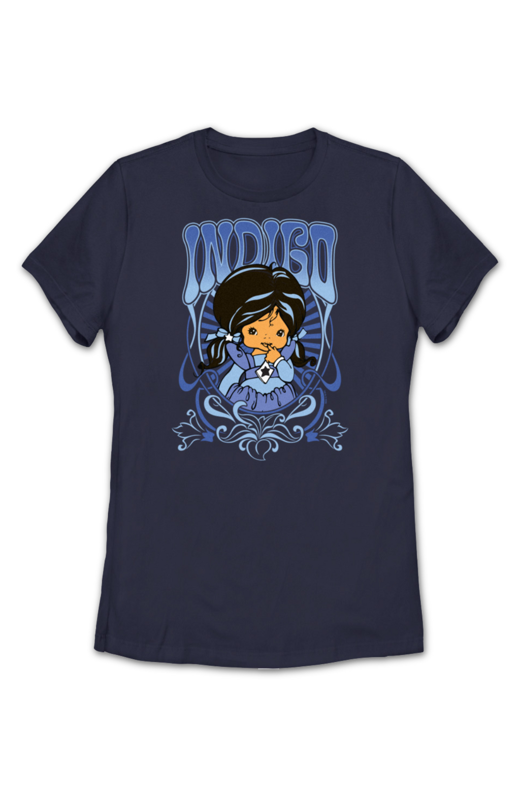 Womens Indigo Rainbow Brite Shirt product image 2
