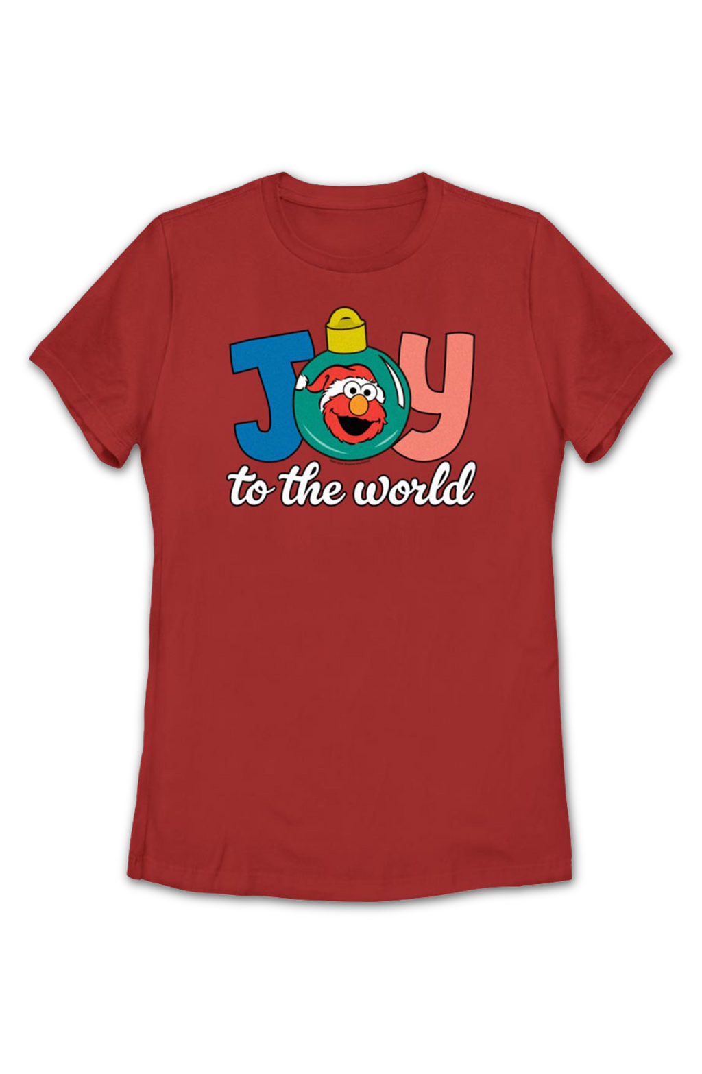 Womens Joy To The World Sesame Street Shirt product image 2