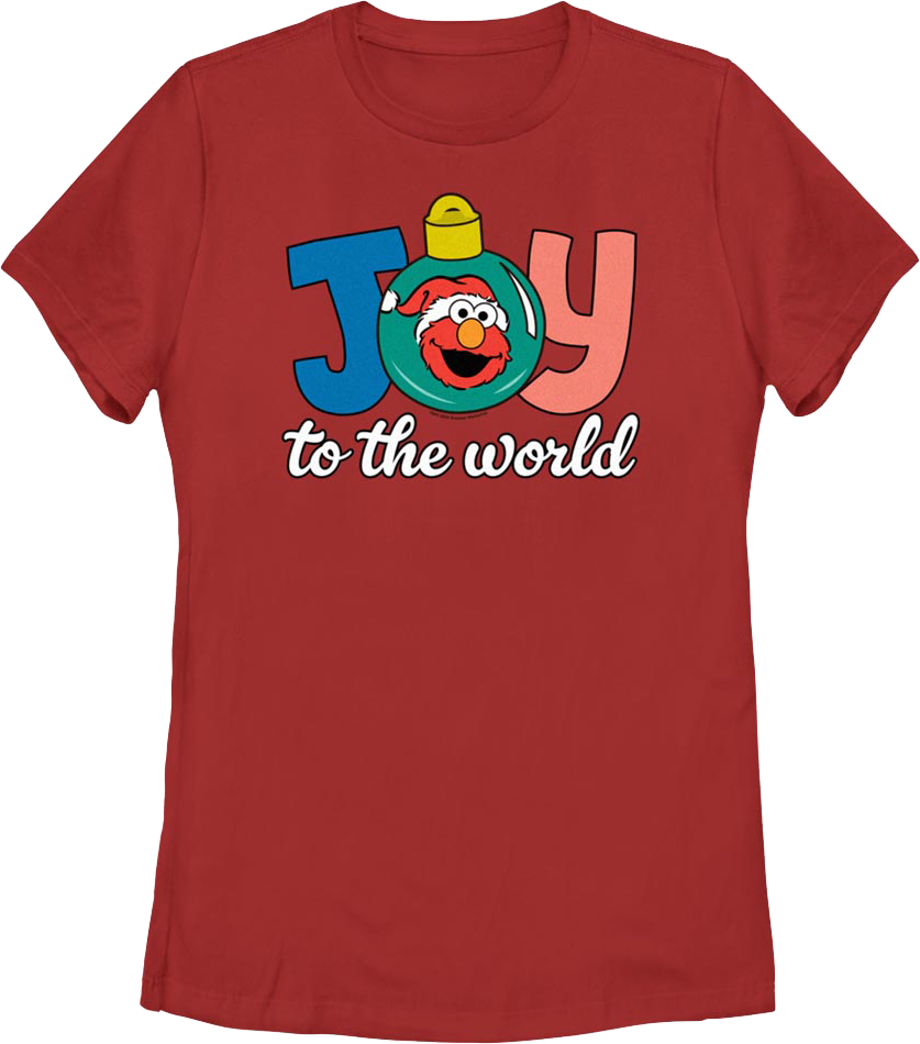 Womens Joy To The World Sesame Street Shirt product image 1