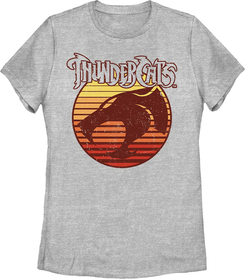 Womens Logo With Sunset Blinds ThunderCats Shirt product image 1