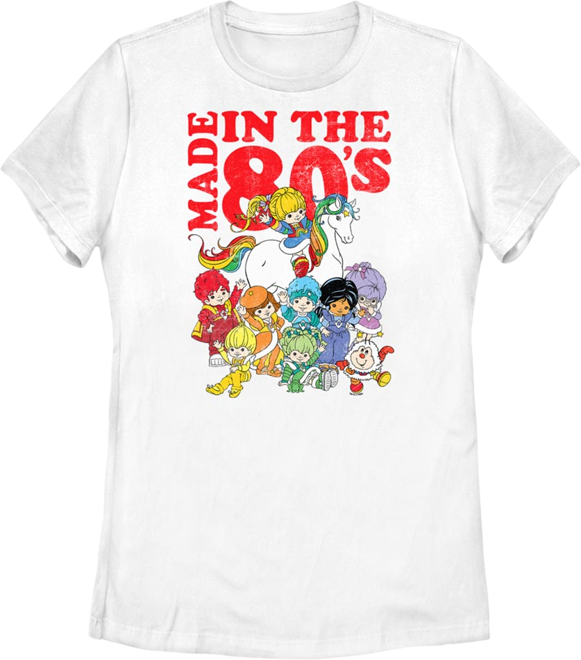 Womens Made In The 80's Rainbow Brite Shirt product image 1