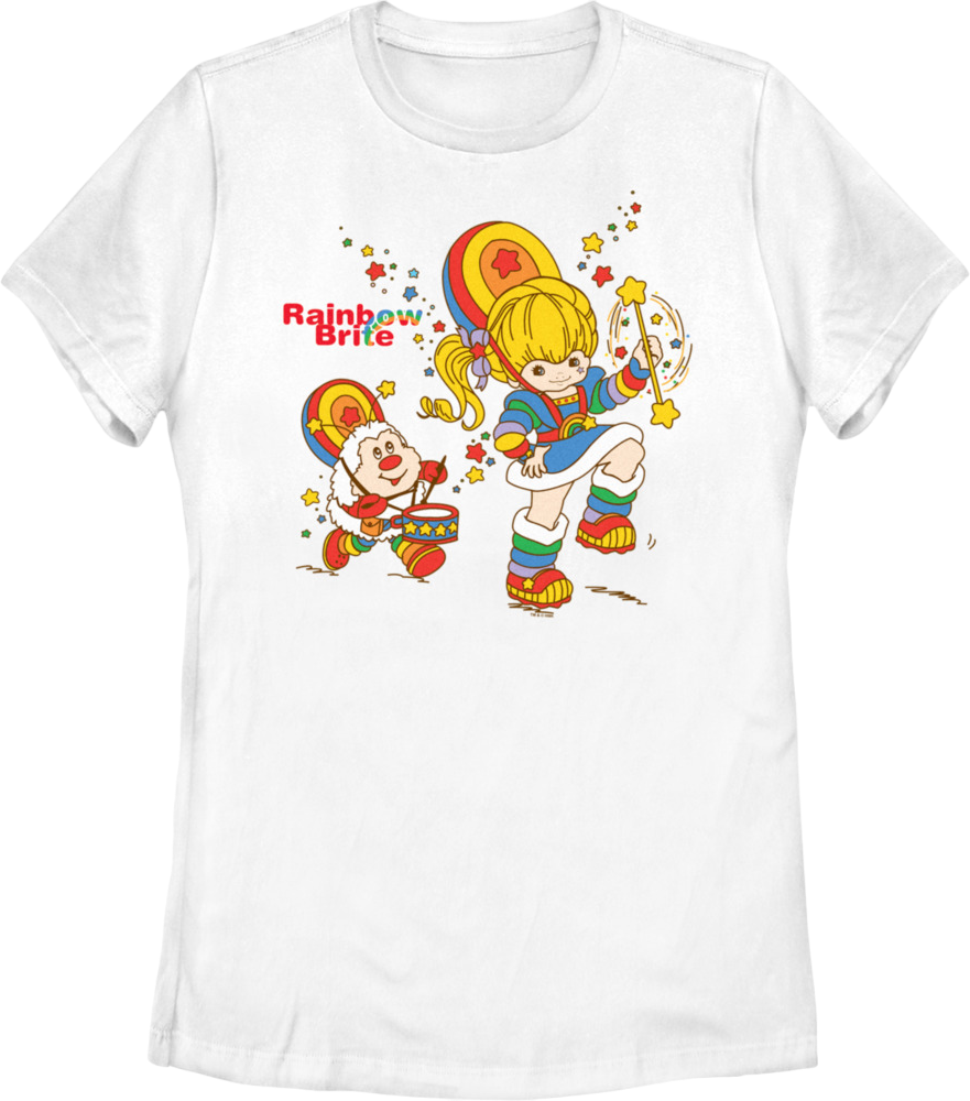 Womens Marching Band Rainbow Brite Shirt product image 1