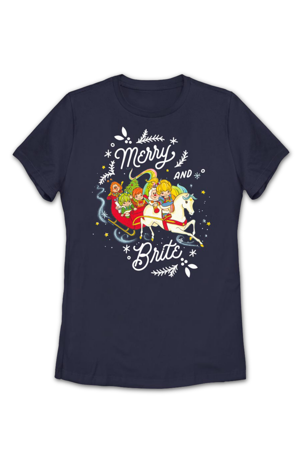 Womens Merry And Brite Rainbow Shirt product image 2