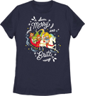 Womens Merry And Brite Rainbow Shirt product image 1