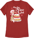 Womens On The Nice List Strawberry Shortcake Shirt product image 1