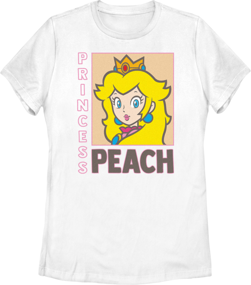 Womens Princess Peach Super Mario Bros. Shirt product image 1