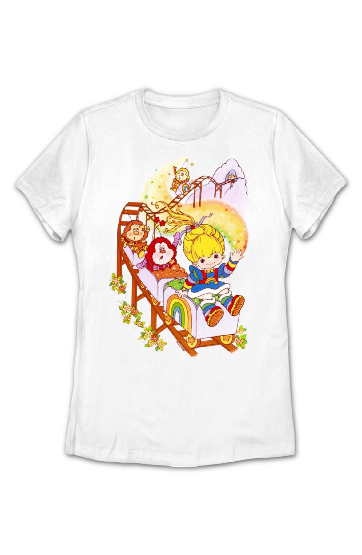 Womens Roller Coaster Rainbow Brite Shirt product image 2