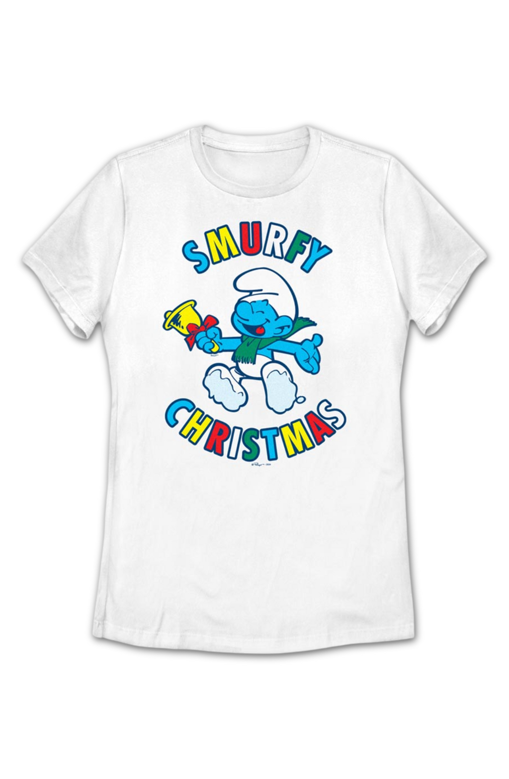 Womens Smurfy Christmas Smurfs Shirt product image 2