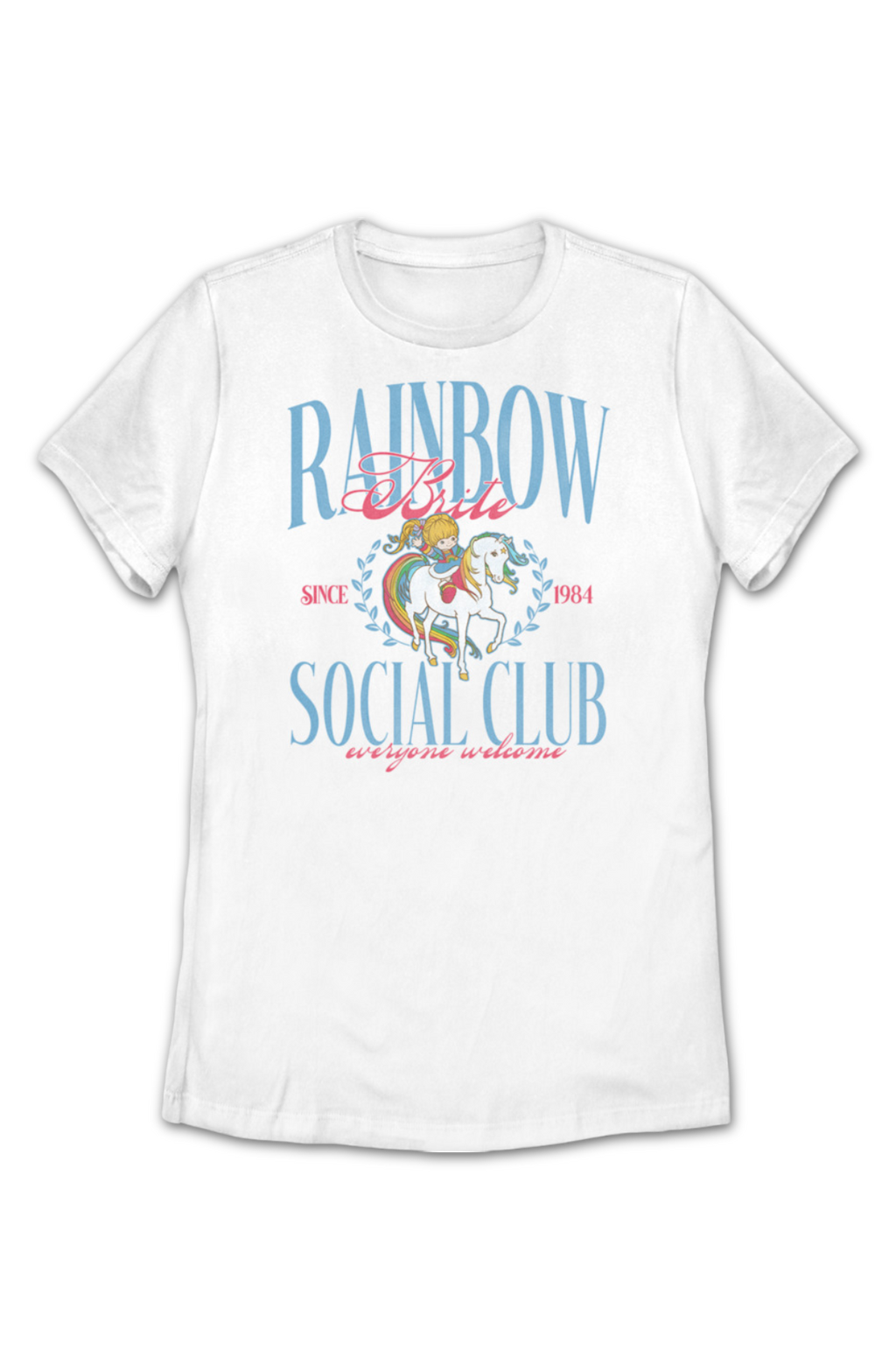 Womens Social Club Since 1984 Rainbow Brite Shirt product image 2